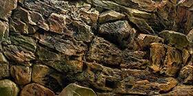 Vip.line B07ygpyjd7 Vip.line Rock Wall Aquarium Background Poster Pvc Fish Tank Decor Landscape 24 3