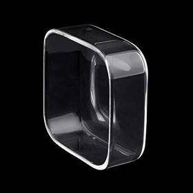 Weaverbird 619191311323 Aquarium Shrimp Feeder Dish Fish Tank Feeding Bowls Glass Square Clear T