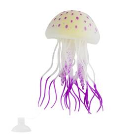 Wishlotus Vo-01 Aquarium Jellyfish Decoration Soft Silicone Glowing Decor