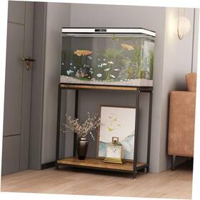 Woulhomy 721545880772 20 Gallon Fish Tank Stand Metal Aquarium With Shelves For