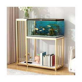 Woulhomy Cayg03g 29 Gallon Fish Tank Stand Metal Aquarium With Shelves For Ac