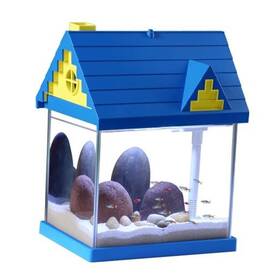 Wulinxiao Tf-250 Fish Tank Glass Aquarium With Lighting 2 Gallon Cleaning 3 In 1 Pump
