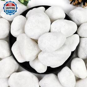 Yiszm B0d8fntyl1 20lb White River Rocks 2-3 Inch Natural Pebbles For Landscaping