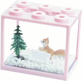 Yobiisolut 744759265067 Small Sea Monkey Tank Stackable Mini Betta Fish Tinny Aquarium Kit With Aq