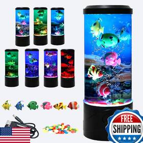 B0d5pyvc56 Ypcoo Mini Bubble Fish Lamp Aquarium Night Light Multi-color Changing Fake