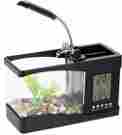 Yqf1830907104179wc Docooler Usb Desktop Mini Fish Tank Aquarium With Led Clock 713893227576
