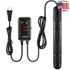 Yukihalu B0cfvc6r1f Aquarium Heater 50-500w With Protective Case Fish Tank