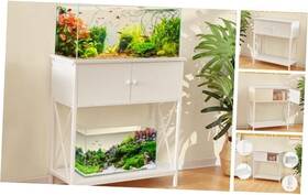 Zhangzhou Haiyang Furniture Co. Ltd 768420031737 20-29 Gallon Aquarium Stand With Cabinet 20 Long Fish Tank