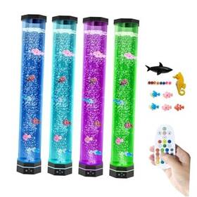Zhongshan Dengyuan Lighting Company Limited 8805b 32ft Extra Large Bubble Aquarium Light Sensory With 5 Fish And 32 Inch