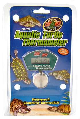Zoo Med 30027p Digital Aquatic Turtle Thermometer Reptile Thermometers 6 Count