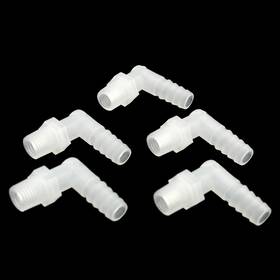Zzhxsm 45109-hbfe-38x14-5 5pcs Hose Barb Fitting Elbow 3/8 Inch X 1/4 Male Npt Barbed Adapter