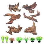 Funojoy Natural Driftwood For Aquarium Decorations Reptile Tank Accesso.... Fixed Price $17.21.