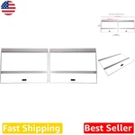 Aqueon Aquarium Glass Canopy 2PC Set - 48X18, Tempered, High Quality, Blue. Fixed Price $146.99.