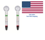 1-3 Fish Tank Aquarium Thermometer Glass Mount Suction Cup Floating Temperature. Fixed Price $9.99.