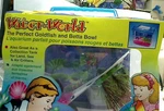Penn Plax Waterworld The Perfect Goldfish & Betta Bowl, NWK25 Yellow Packaging. Fixed Price $17.00.