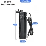 Hygger Aquarium Fish Tank Filter Internal Submersible Water Pump 3-10-20GAL. Fixed Price $23.99.
