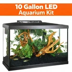 Marina 10 Gallon Led Aquarium Fish Tank Set Kit Filter And Cartridges, New. Fixed Price $124.95.