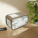 12 L/3.17 Gal Desktop Fish Tank Landscape Aquarium, Bowl W/top Feeding Hole. Fixed Price $41.98.