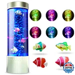 Brewish Bubble Fish Lamp - Desktop Sensory Led, 7 Color Changing Aquarium. Fixed Price $54.87.