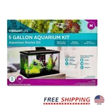 5 Gallon Aquarium Starter Kit Glass Tank Led Light Filter Betta Tetra Fish New. Fixed Price $62.92.