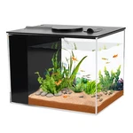 Small Fish Tank, 1 Gallon Betta Aquarium Kit With Light And Water Pump. Fixed Price $29.99.