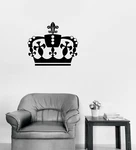 Vinyl Wall Decal Crown's Sign Kingdom Home Interior Decor (N1282). Fixed Price $21.99.