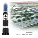 Salinity Refractometer Water Reader Marine 10% Salt Aquarium Tester. Fixed Price $15.29.