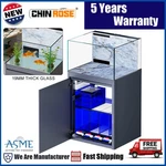 Fish Tank 55GALLON Clear Aquarium W/ Stand All-in-one Kits With Pump. Fixed Price $5333.33.