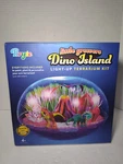 Dino Island Terrarium Kit Create Habitat Real Plants Volcano Led Lights Nob. Fixed Price $19.97.