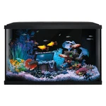 Top Fin Colorflow Aquarium Starter Kit 7 Changing Led Lights Fish Tank. Fixed Price $83.00.