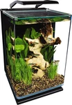 5 Gallon Portrait Glass Led Aquarium Kit With Hidden Filtration - Black. Fixed Price $208.99.