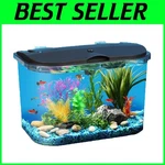 Panaview 5-GALLON Aquarium Kit With Led Lighting. Fixed Price $122.07.