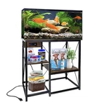 Aquarium Stand 20-37 Gallon Fish Tank With Power Outlet 30.7"X13.8" 400LBS. Fixed Price $79.99.