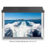 Open Water Boat Wake Polyester Fish Tank Glass Drop Aquarium Background 049. Fixed Price $28.90.
