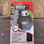 Weber Premium Gas Tank Cover Fits Standard 20 Lb Propane #7137 New In Box. Fixed Price $15.99.