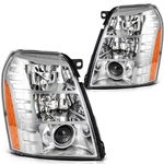 2PCS Headlights Assembly For 2007-14 Cadillac Escalade W/hid Bulbs & Ballasts. Fixed Price $329.99.