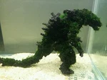 Living Aquatic Art Ornament For Aquariums Fish Tanks Mosszilla Small. Fixed Price $300.00.