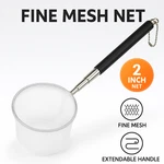 2 Inch Aquarium Fish Net Fine Mesh Shrimp Fry Tank With Extendable Steel Handle. Fixed Price $7.96.