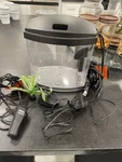 Aqueon Minibow Led Aquarium Kit Gallon Blue, 8.5" X 6.25" 9.25" 10W Heater. Fixed Price $19.99.