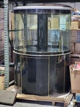 280 Gallon Glass Reef-ready Cylinder Aquarium Steel Reinforced Cabinet + Sump. Fixed Price $6898.98.