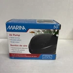 Marina 50 Ultra Quiet Aquarium Air Pump Oxygenating Water Up To 15 Gallon Tank. Fixed Price $12.99.