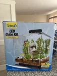 Tetra Led Cube Shaped 3 Gallon Fish Aquarium! Pedestal Base! 29095-900 New!. Fixed Price $35.00.
