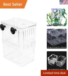Professional Acrylic Fish Breeder Box - Protecting Baby & Shrimp. Fixed Price $14.99.