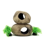 Alegi Stackable Aquarium Ceramic Decorations Rock Caves,betta Fish Tank Stone. Fixed Price $16.73.