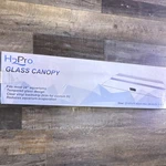 H2PRO Glass Canopy Tempered For 24" Aquariums Clear Vinyl Backstrip. Fixed Price $26.99.