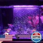 Szminiled Rgb Submersible Aquarium Light With Bubbler & Remote, 9-14IN. Fixed Price $48.53.