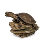 Aquascape Poly-resin Decorative Spitter: Turtle On Log. Fixed Price $74.98.