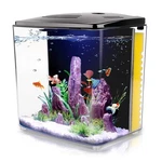 Freesea 1.4 Gallon Betta Aquarium Starter Kits Square Fish Tank With Led Ligh.... Fixed Price $47.91.
