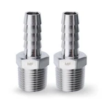 Maacflow Stainless Steel 3/8" Male Npt To Hose Id Barbed Fitti.... Fixed Price $17.18.