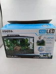 Marina 10 Gallon Led Aquarium Kit Fish Tank Power Filter Model 15256 Black. Fixed Price $153.99.